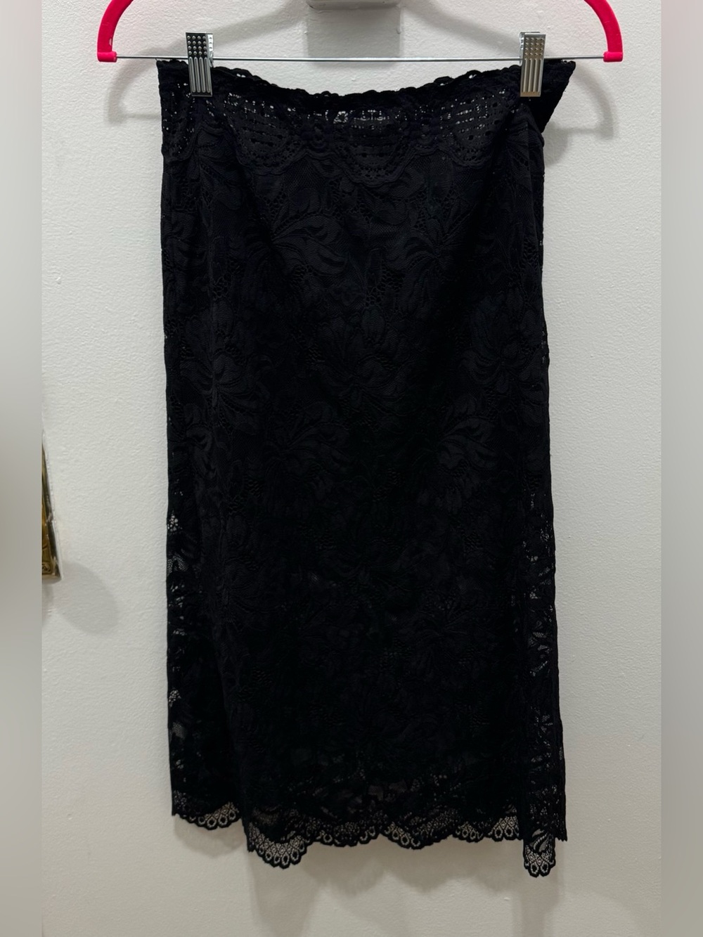 PACO RABANNE LACE MIDI SKIRT